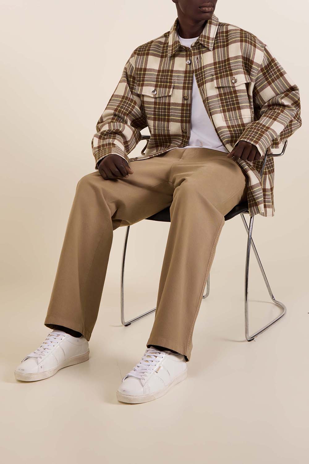 חולצת ז'קט משובצת